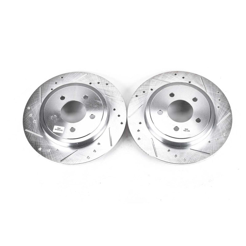 PowerStop Power Stop 05-08 Ford Escape Rear Evolution Drilled & Slotted Rotors - Pair