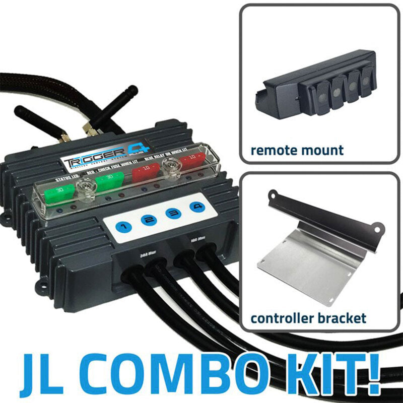 ORACLE Lighting Oracle Trigger 4 Plus Wireless Accessory Control System Combo Kit - Jeep Jl And Jt