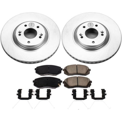 PowerStop Power Stop 17-19 Hyundai Sonata Front Z17 Evolution Geomet Coated Brake Kit