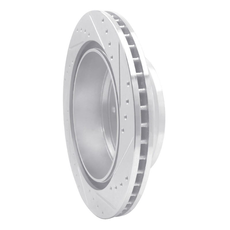 R1 Concepts R1 12-21 Nissan NV1500 Rear Left Drilled & Slotted Silver Brake Rotor