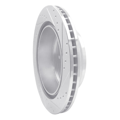 R1 Concepts R1 12-21 Nissan NV1500 Rear Left Drilled & Slotted Silver Brake Rotor