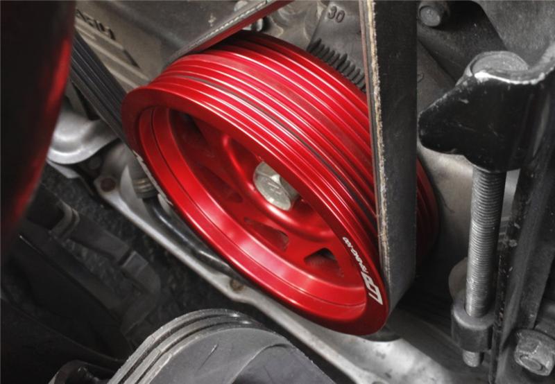 Perrin Performance PERRIN 93-14 Subaru Impreza (Incl. 02-14 WRX) / 04-21 STI Lightened Crank Pulley - Red
