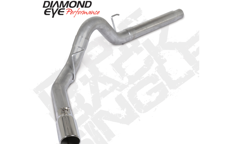 Diamond Eye Performance Diamond Eye 18-19 Ford 3.0L Powerstroke F150 - 4in Aluminized DPF Back Exhaust Kit w/ Tip 4512BRA-DE