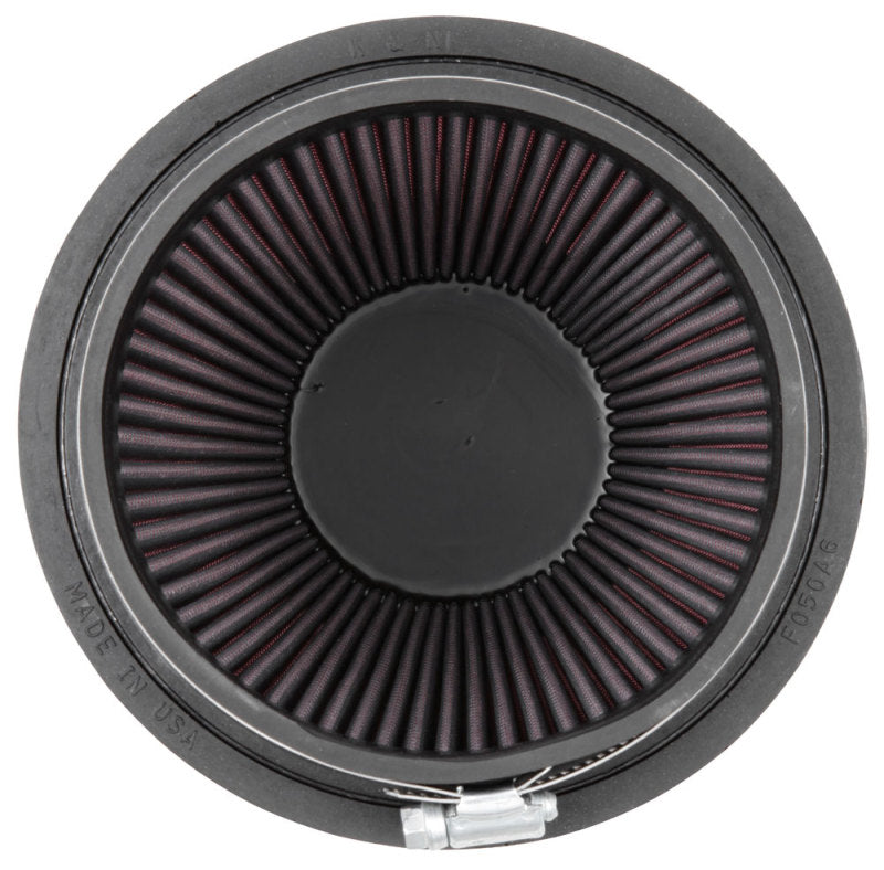 K&N Engineering K&N Filter Universal Rubber Filter 5 inch Flange 6 1/2 inch Base 4 3/8 inch Top 7 inch Height