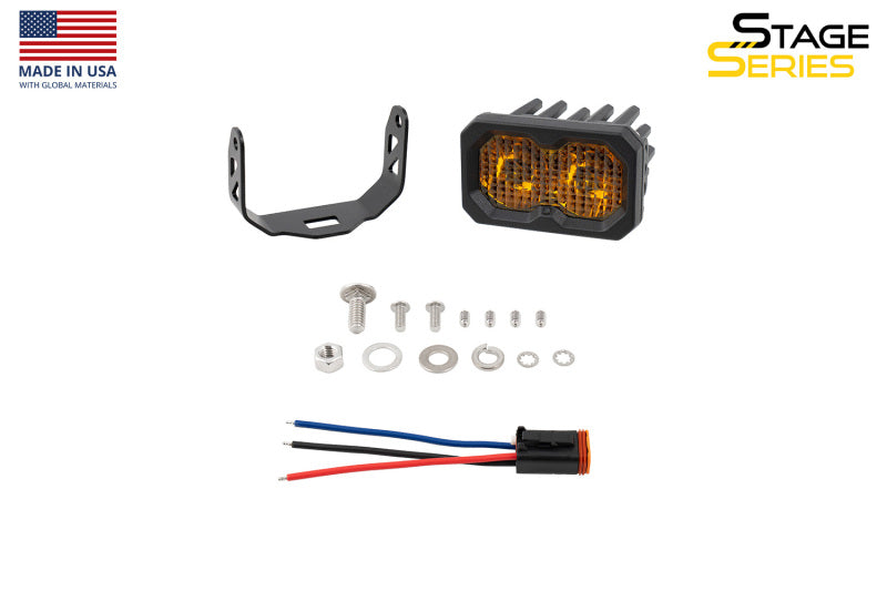 Diode Dynamics C2 2.0 Max Yellow Driving Standard ABL (Single)