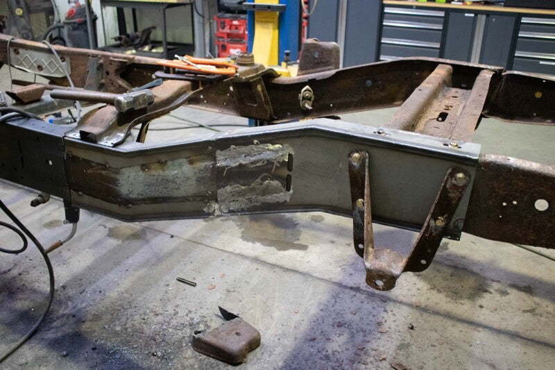 Rustbuster Leaf Spring Frame Section Left Side
