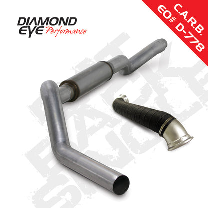 Diamond Eye Performance Diamond Eye KIT 5in Catback Single w/ TDP AL 06-07 Chevy/GMC 6.6L Duramax 2500/3500
