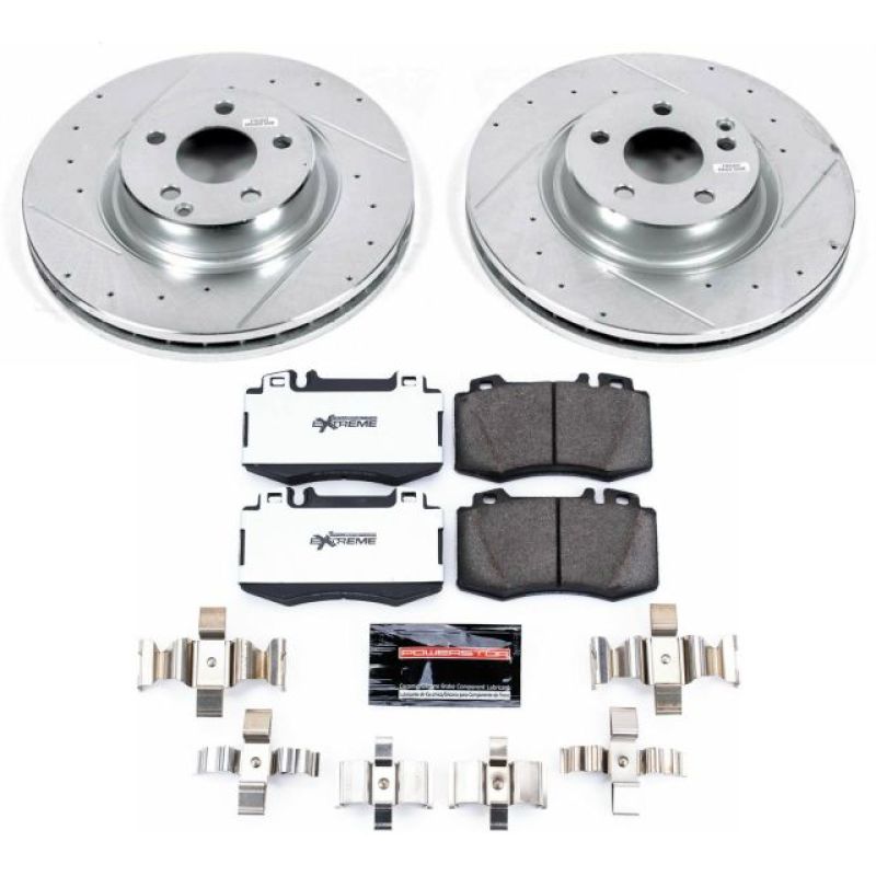 PowerStop Power Stop 08-11 Mercedes-Benz CLS550 Front Z26 Street Warrior Brake Kit