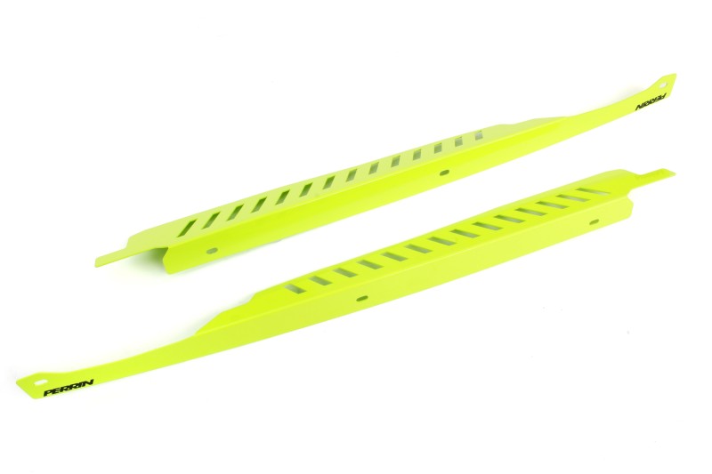 Perrin Performance PERRIN 08-14 Subaru WRX/STI / 08-11 Impreza Fender Shroud Set - Neon Yellow