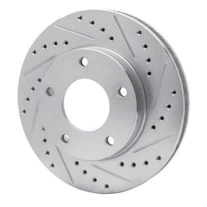 R1 Concepts R1 69-78 Cadillac Eldorado Front Right Rear Right Drilled & Slotted Silver Brake Rotor