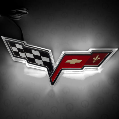 ORACLE Lighting Oracle Chevrolet Corvette C6 Illuminated Emblem - White