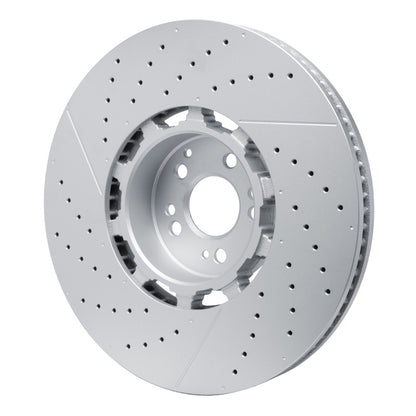DFC 21-25 Mercedes-Benz Gle63 AMG S Front Drilled & Slotted Hi-Carbon Alloy GEOMET Coated Rotor