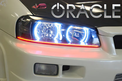 ORACLE Lighting Oracle Nissan Skyline 98-01 Halo Kit - ColorSHIFT w/ 2.0 Controller