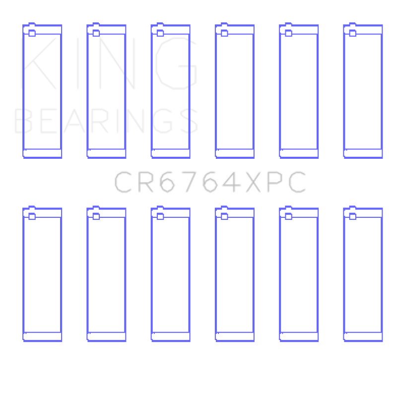 King Engine Bearings Skoda BUD Performance pMaxKote Coated Rod Bearing Set - Size STD