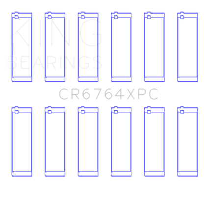 King Engine Bearings Skoda BUD Performance pMaxKote Coated Rod Bearing Set - Size STD