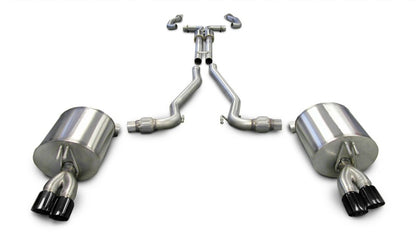 CORSA Performance Corsa 2008-2009 Pontiac G8 GXP 6.0L V8 Sport Cat-Back w/ Dual 3in Black Tips
