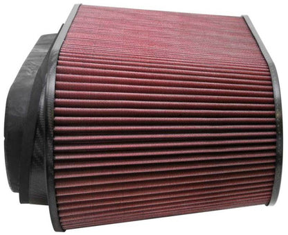 K&N Engineering K&N Custom Racing Unique Oval Tapered Filter 17.313in OL B/7.75in OW B/14.625inOL T/6.125inOW T/9in