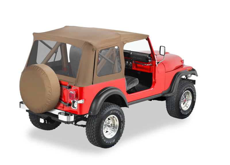Bestop 76-86 Jeep Cj7 / 87-95 Wrangler YJ Supertop Classic (Spice Clear Windows)