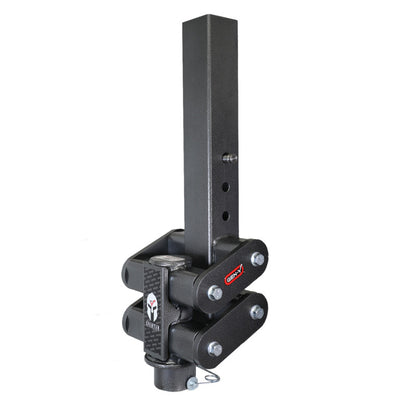 GEN-Y Hitch Gen-Y Spartan Torsion-Flex 5in Offset 4in SQ Tube Gooseneck 2-5/16in Coupler Standard Height
