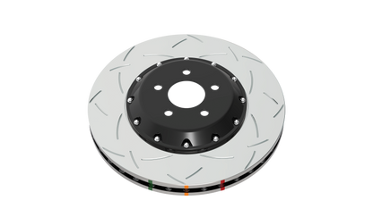 DBA 97-04 Corvette C5/C6 Front Slotted 5000 Series 2 Piece Rotor Assembled w/ Black Hat