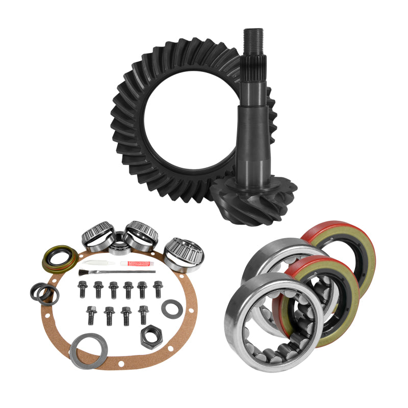 Yukon Gear & Axle Yukon Gear 8.25in CHY 3.55 Rear Ring & Pinion Install Kit 1.618in ID Axle Bearings and Seals