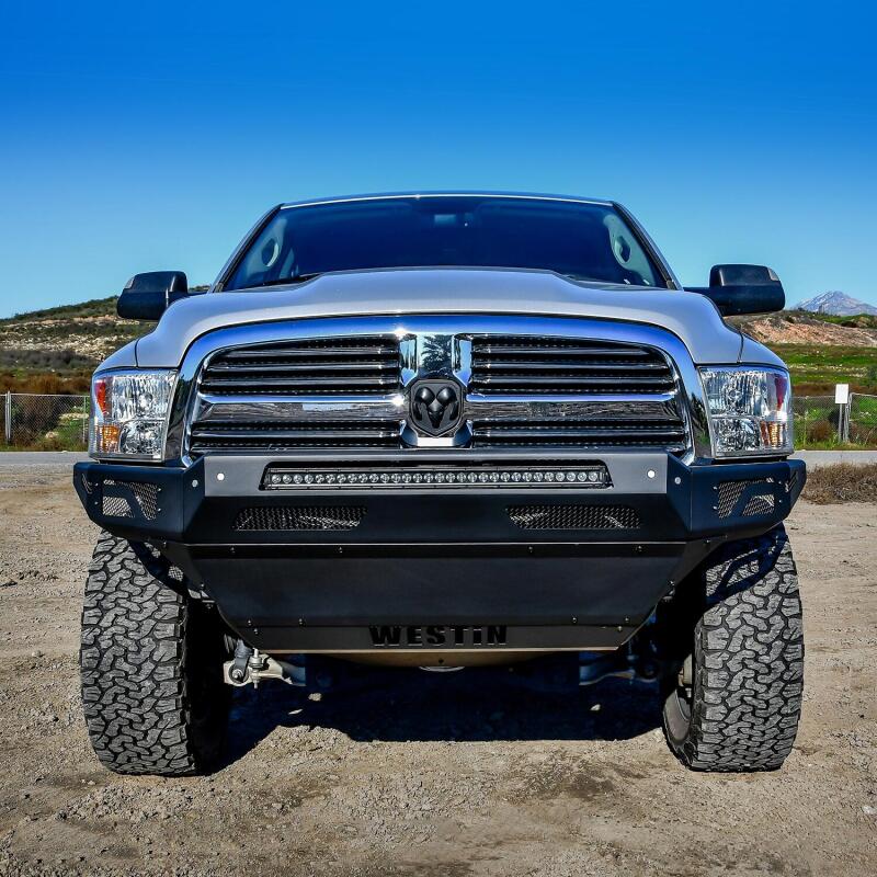 Westin 13-18 Dodge Ram 1500 / 2019 Ram 1500 Classic Pro-Mod Front Bumper - Textured Black