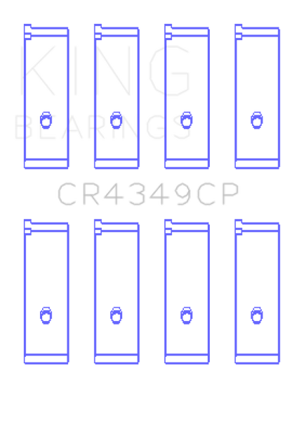 King Engine Bearings Toyota Scion XA/XB 1NZFE (Size 0.5) Tri-Metal Copper Lead Rod Bearing Set