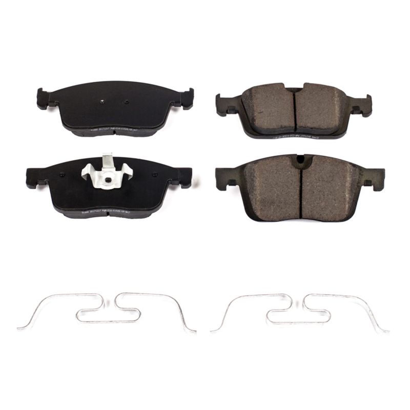 PowerStop Power Stop 16-17 Volvo XC60 Front Z17 Evolution Ceramic Brake Pads w/Hardware