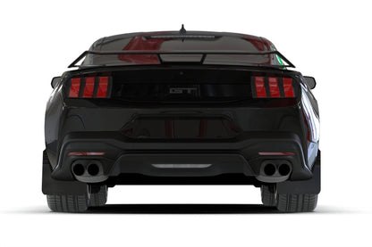 Rally Armor 24-26 Ford Mustang Black UR Mud Flap w/ Red Logo