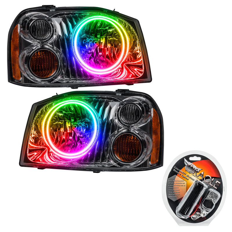 ORACLE Lighting Oracle 01-04 Nissan Frontier SMD HL - Dual Halo - ColorSHIFT