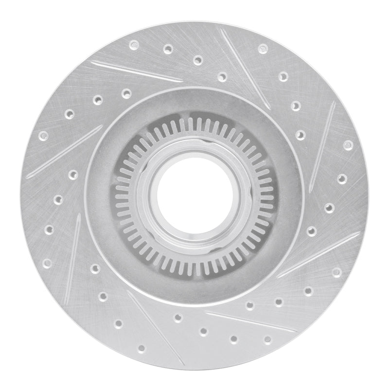 R1 Concepts R1 95-97 Ford Ranger (USA/Canada) Front Left Drilled & Slotted Silver Brake Rotor