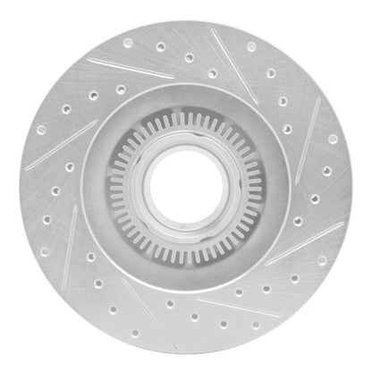 R1 Concepts R1 95-97 Ford Ranger (USA/Canada) Front Left Drilled & Slotted Silver Brake Rotor