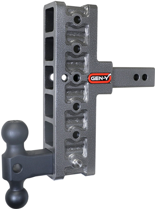 GEN-Y Hitch Gen-Y Mega Duty 2in Shank 7.5in Offset Drop 1.5K TW 10K Hitch w/GH-031 Dual-Ball