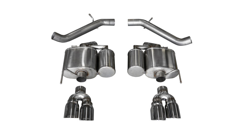 CORSA Performance Corsa 2016-2019 Cadillac ATS-V 3.6T 4in Polished Sport Axle-Back Exhaust