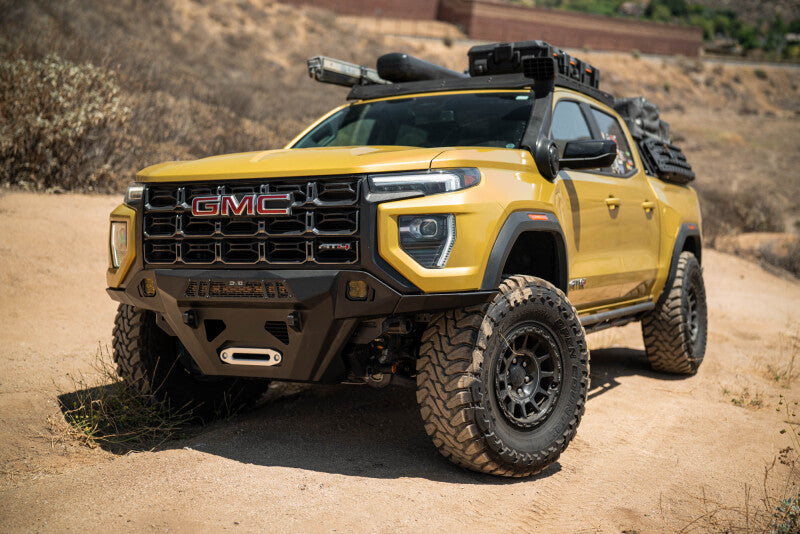 DV8 Offroad DV8 23-25 Chevy Colorado & GMC Canyon Rock Sliders - Micro Texture Black