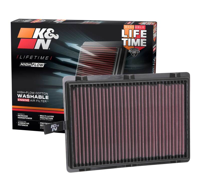 K&N Engineering K&N 17-18 Hyundai Santa Fe Sport L4-2.4L F/I Drop In Air Filter