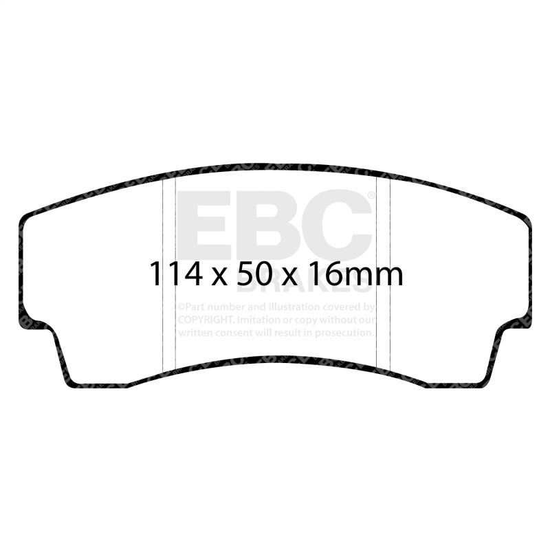 EBC Racing Alcon H-Type RC4463/42 SR-21 Sintered Race Brake Pads