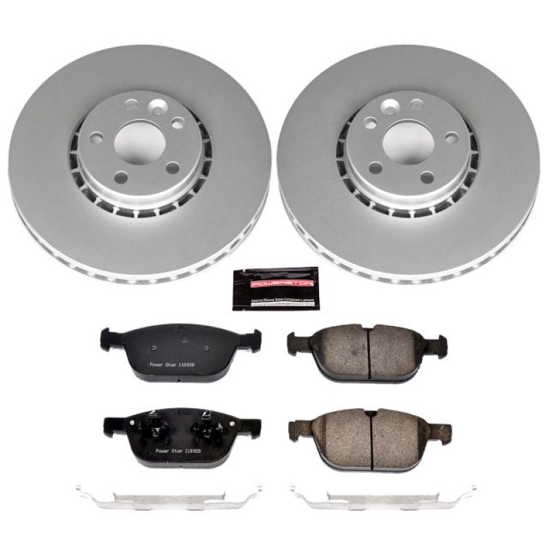 PowerStop Power Stop 10-15 Volvo XC60 Front Z23 Evolution Sport Coated Brake Kit