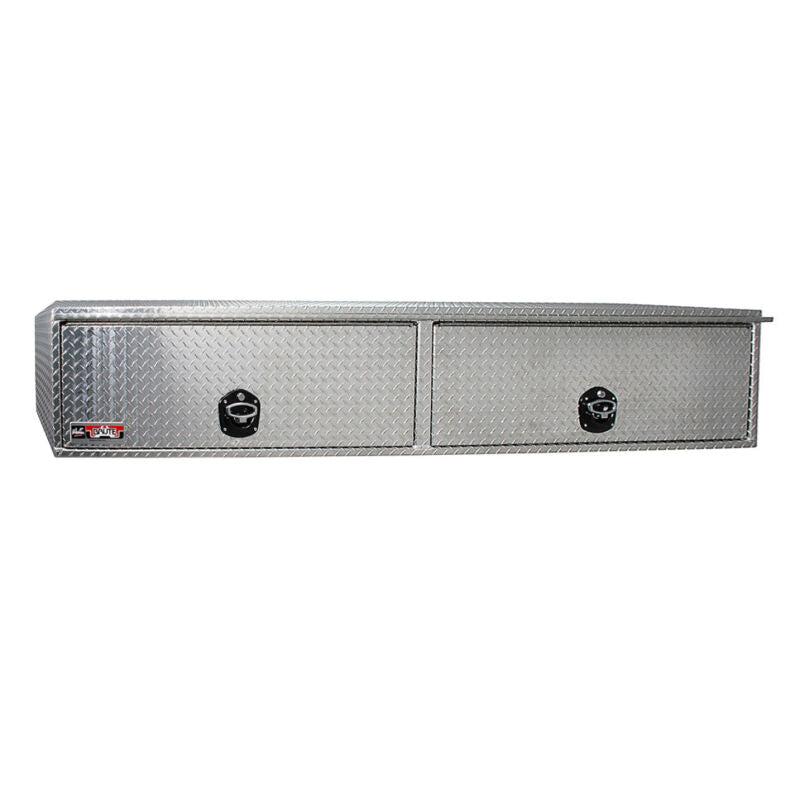Westin/Brute HD Top Sider 13in x 88in w/flip up Doors - Aluminum