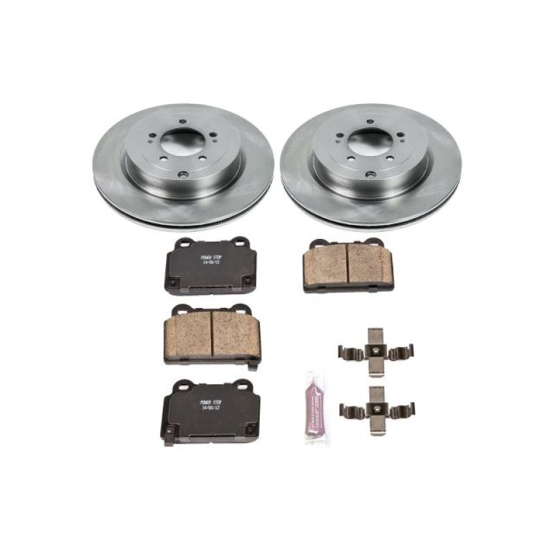 PowerStop Power Stop 08-15 Mitsubishi Lancer Rear Autospecialty Brake Kit