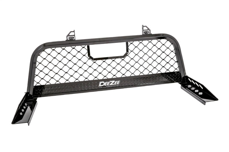Dee Zee 17-23 Ford SuperDuty Cargo Management Cab Rack - Blk Mesh