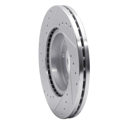 R1 Concepts R1 02-02 Kia SEDONA Front Right Drilled & Slotted Silver Brake Rotor