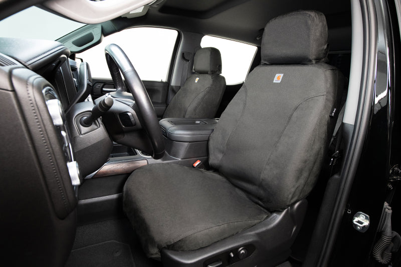 Covercraft 21-25 Ford F150 Carhartt Super Dux SeatSaver Custom 1st Row Seat Covers - Gravel