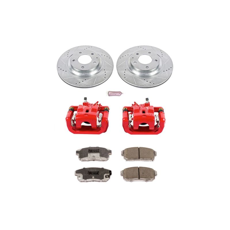 PowerStop Power Stop 04-11 Mazda RX-8 Rear Z26 Street Warrior Brake Kit w/Calipers