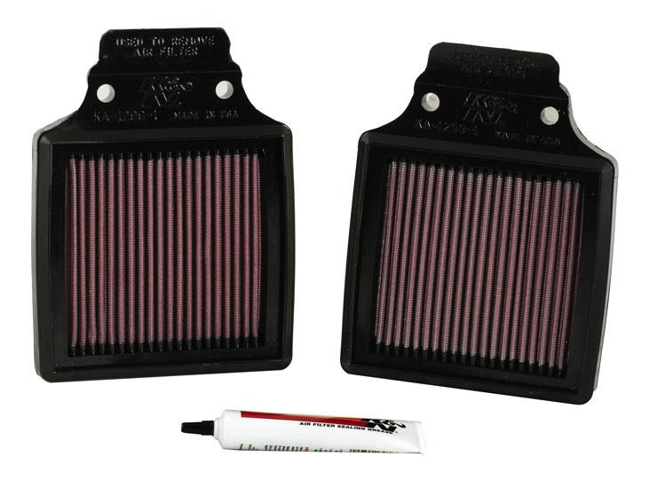 K&N Engineering K&N 00-06 Kawasaki ZX12R Ninja Replacement Air Filter (2 Per Box)