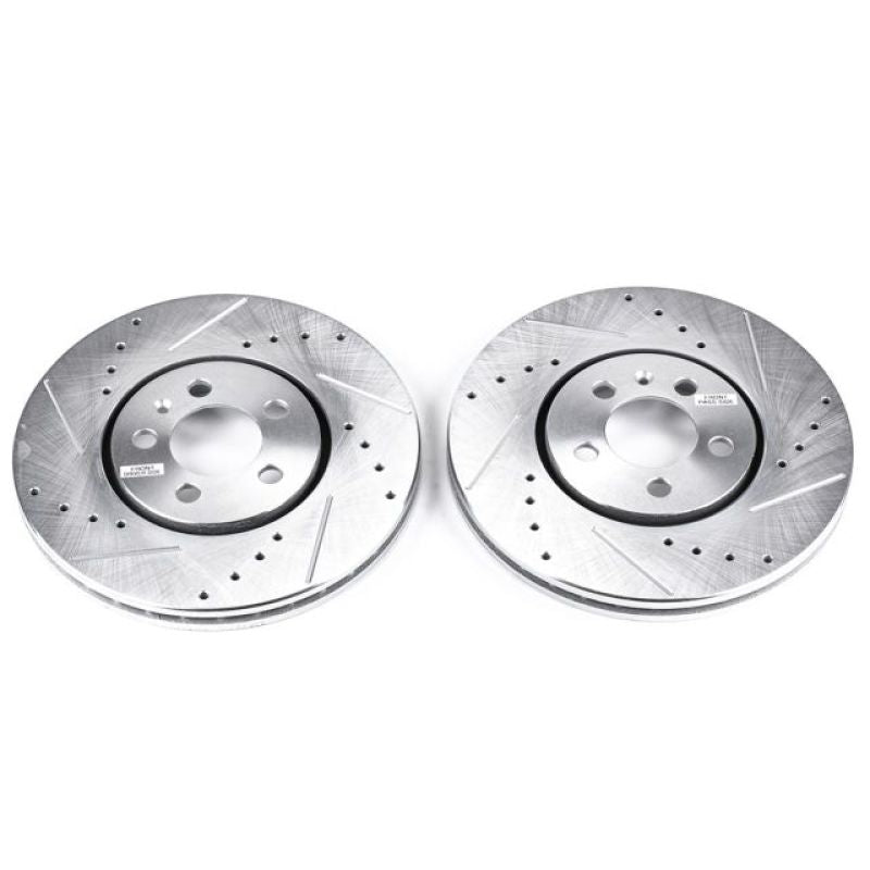 PowerStop Power Stop 96-99 Volkswagen Golf Front Evolution Drilled & Slotted Rotors - Pair