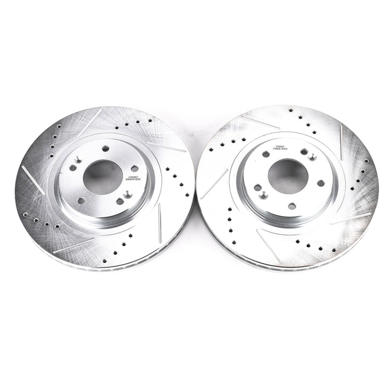 PowerStop Power Stop 15-19 Kia Sedona Front Evolution Drilled & Slotted Rotors - Pair
