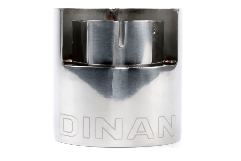 Dinan Double-Walled 4.5in Clamp-On Exhaust Tip - Polished - 4.5in Outlet / 3in Inlet