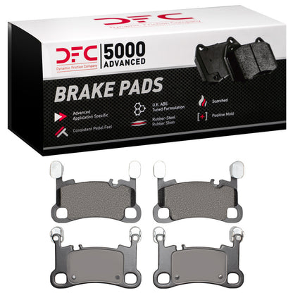 DFC 19-23 Porsche Cayenne Rear 5000 Advanced Low Metallic Brake Pads