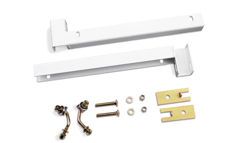 BackRack 20-23 Chevrolet/GMC Silverado/Sierra 2500/3500HD Low Profile Drill Hardware Kit - White
